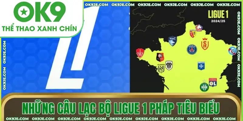 Những câu lạc bộ Ligue 1 Pháp tiêu biểu Những câu lạc bộ Ligue 1 Pháp tiêu biểu